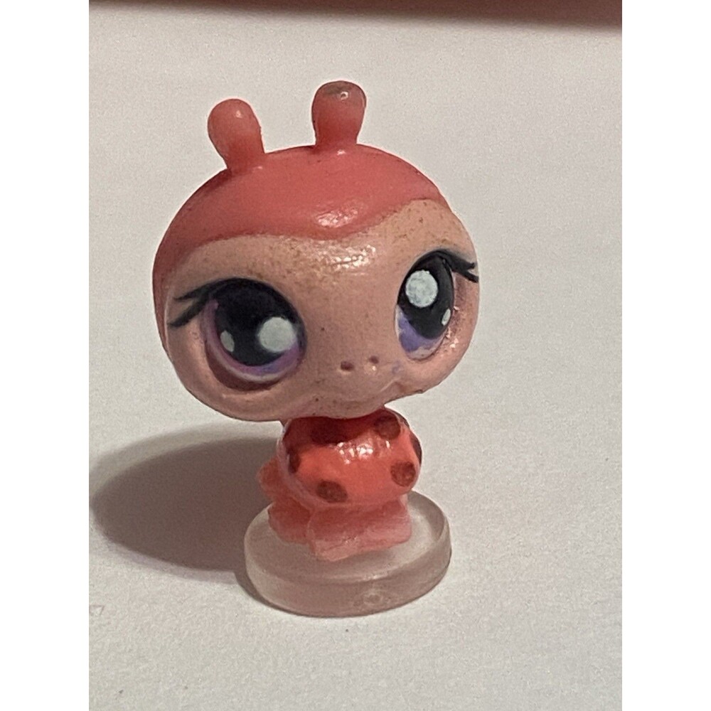 2007 LPS Littlest Pet Shop Teeniest Tiniest Butterfly Garden Snail Ladybug Set